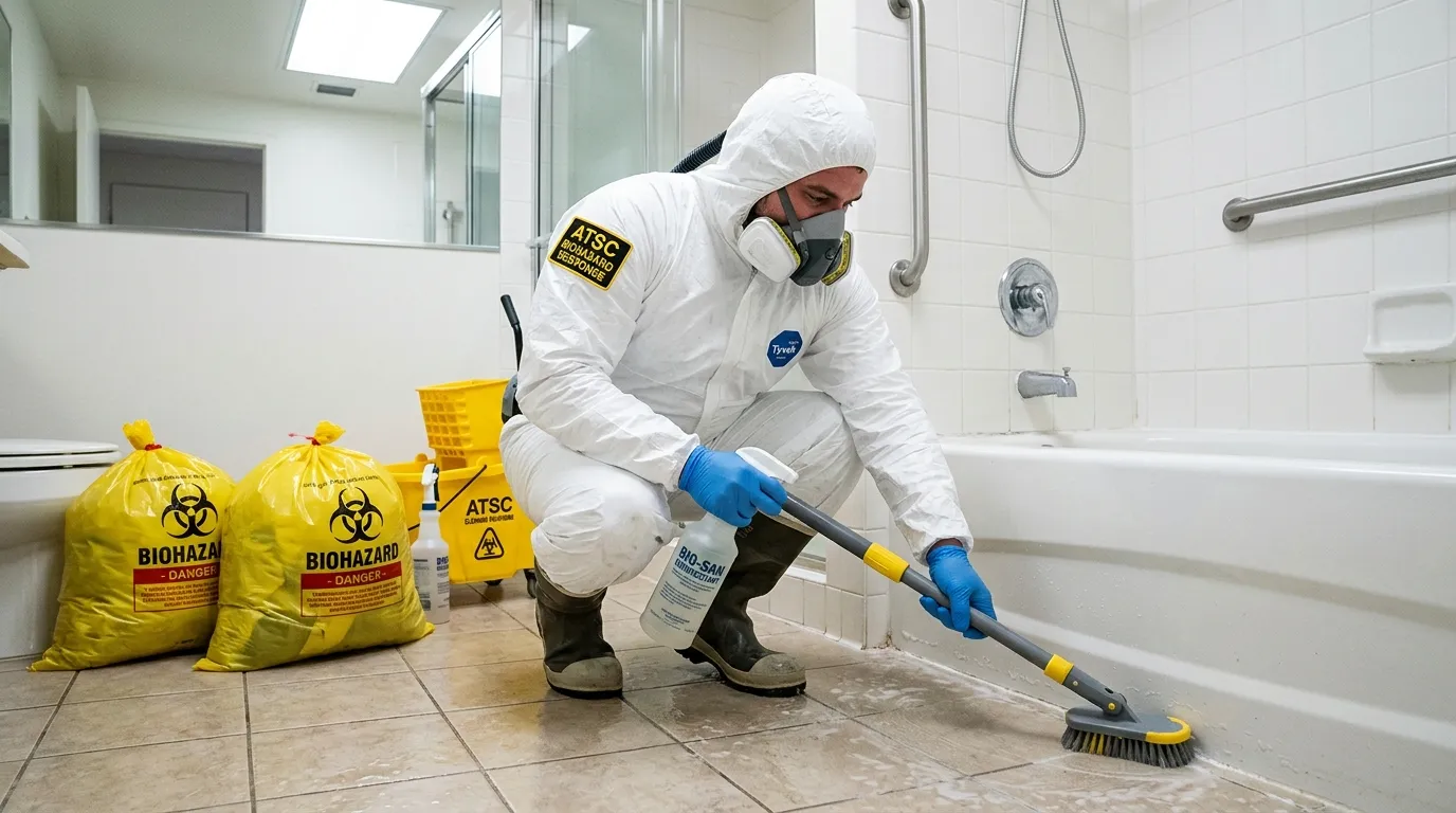 Decontamination equipment deployed for Blood Cleanup in Mount Juliet